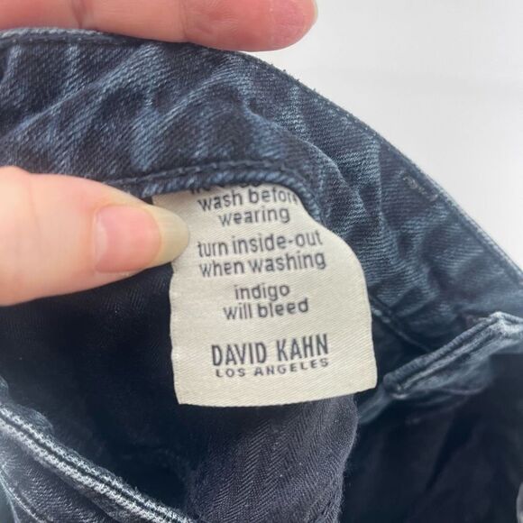 David Kahn Women's Taper Leg Jeans Mid Rise Denim 5 Pocket Indigo Size 26 - Picture 11 of 13